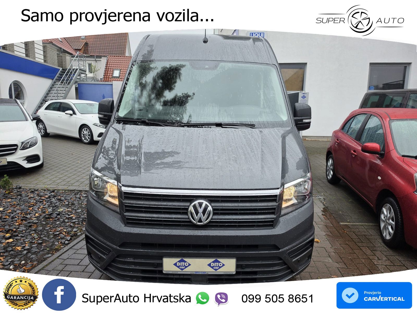 Volkswagen Crafter Kasten 35 mittellang FWD/AHK/RFK/KLIMA/ 177 KS