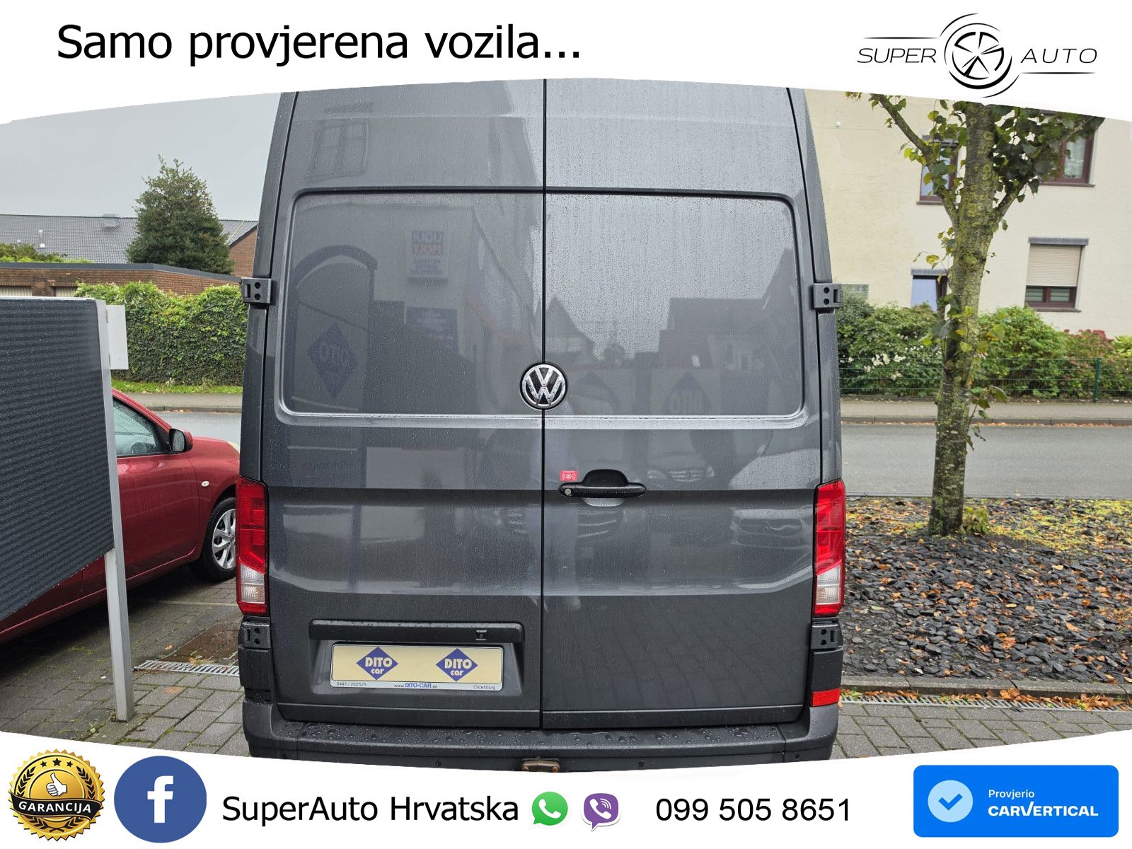 Volkswagen Crafter Kasten 35 mittellang FWD/AHK/RFK/KLIMA/ 177 KS