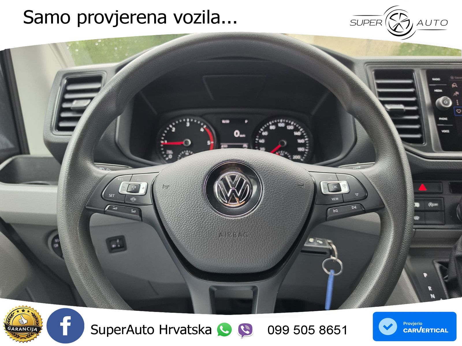 Volkswagen Crafter Kasten 35 mittellang FWD/AHK/RFK/KLIMA/ 177 KS