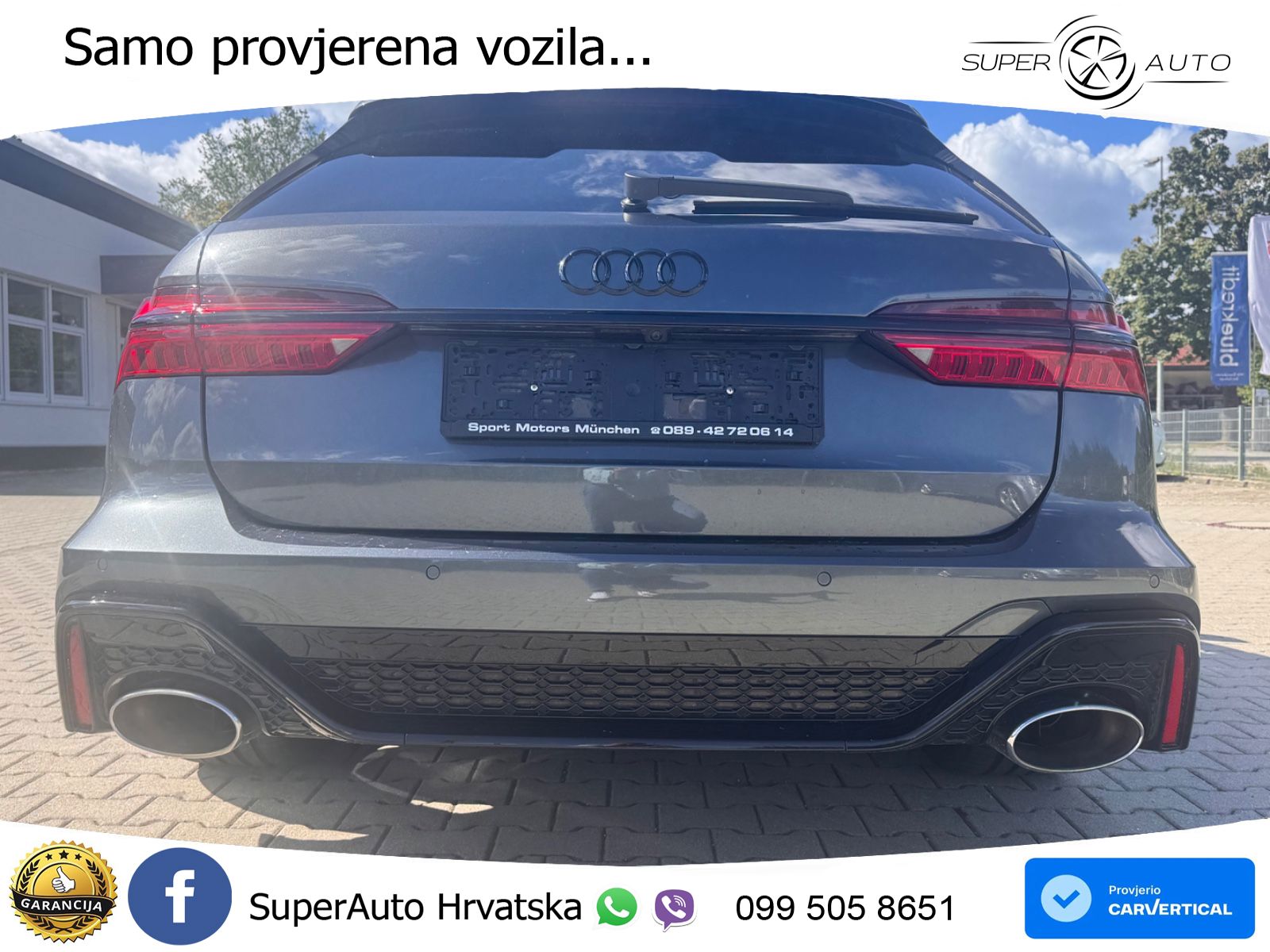 Audi RS6 Avant 4.0 TFSI V8 (600 KS) quattro Tiptronic LED+GR SJED+ACC