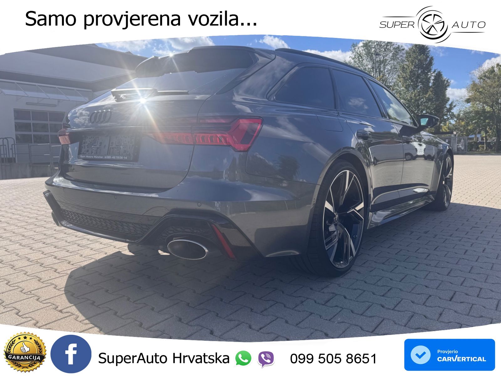 Audi RS6 Avant 4.0 TFSI V8 (600 KS) quattro Tiptronic LED+GR SJED+ACC