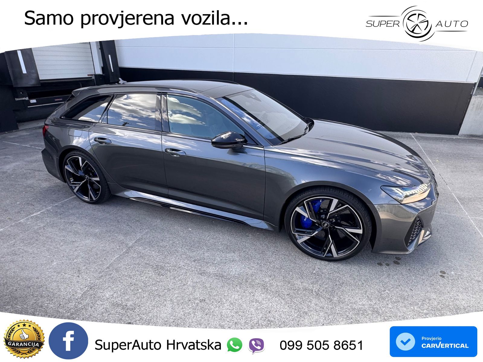 Audi RS6 Avant 4.0 TFSI V8 (600 KS) quattro Tiptronic LED+GR SJED+ACC