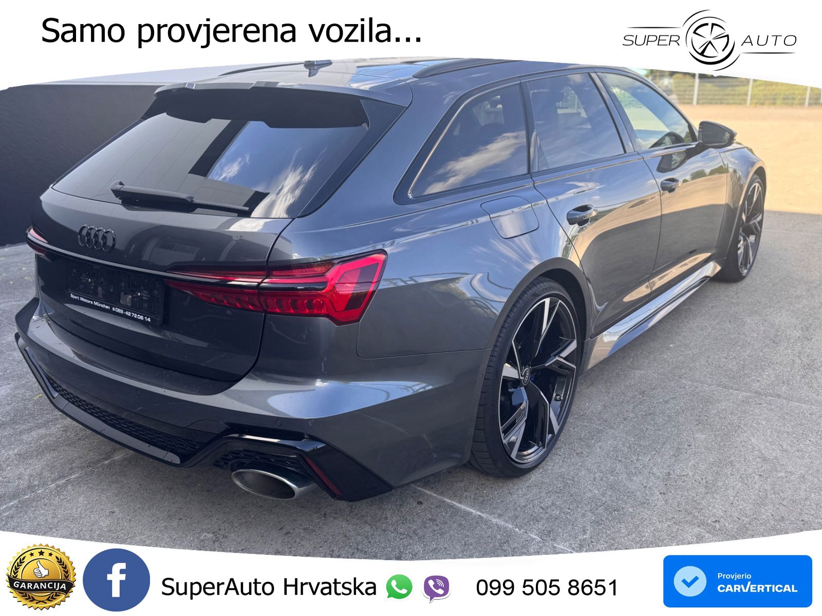 Audi RS6 Avant 4.0 TFSI V8 (600 KS) quattro Tiptronic LED+GR SJED+ACC