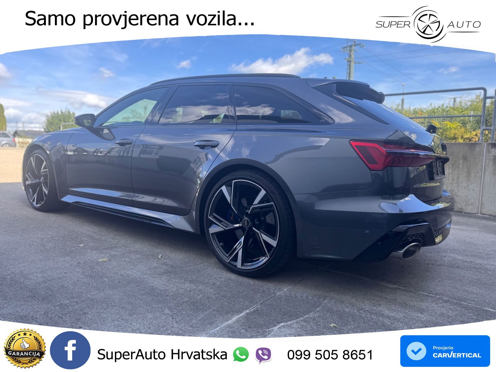 Audi RS6 Avant 4.0 TFSI V8 (600 KS) quattro Tiptronic LED+GR SJED+ACC