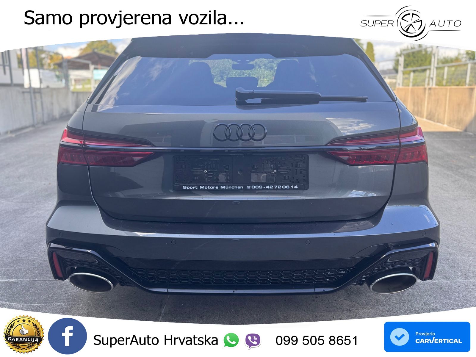 Audi RS6 Avant 4.0 TFSI V8 (600 KS) quattro Tiptronic LED+GR SJED+ACC