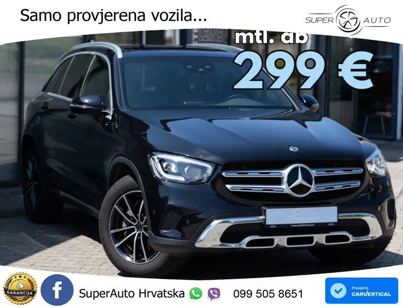 Mercedes GLC 220d (194 KS) 4MATIC G-TRONIC LED+GR SJED+ACC