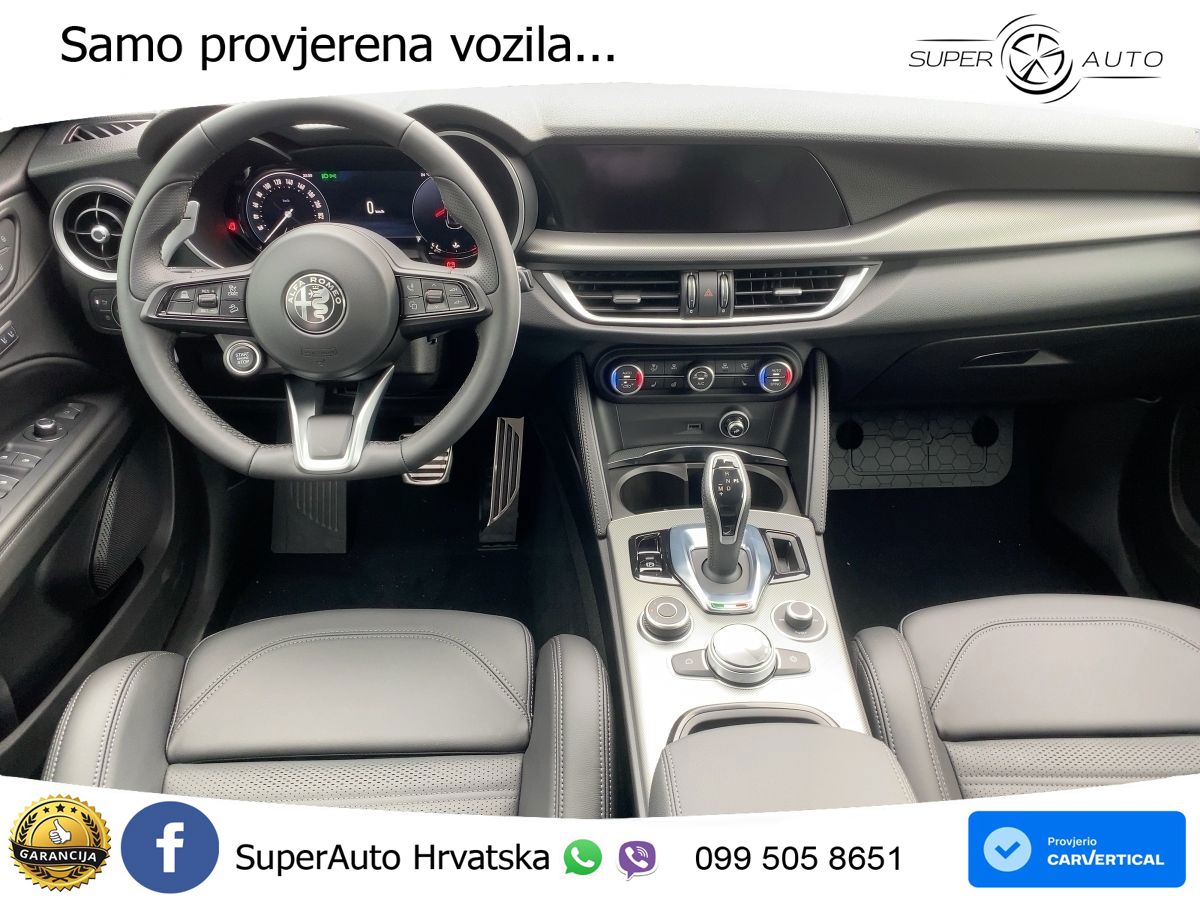 Alfa Romeo Stelvio 2.0 Turbo (280 KS) Q4 Automatic LED+GR SJED+ACC