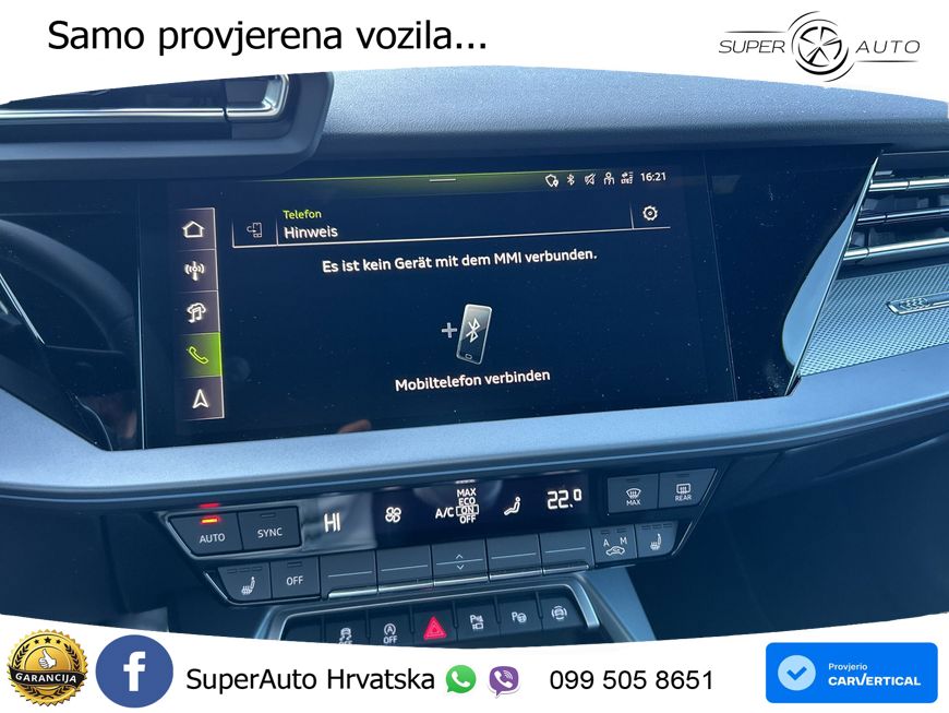 Audi A3 35 TFSI (150 KS) S tronic S line MATRIX+GR SJED+KAM