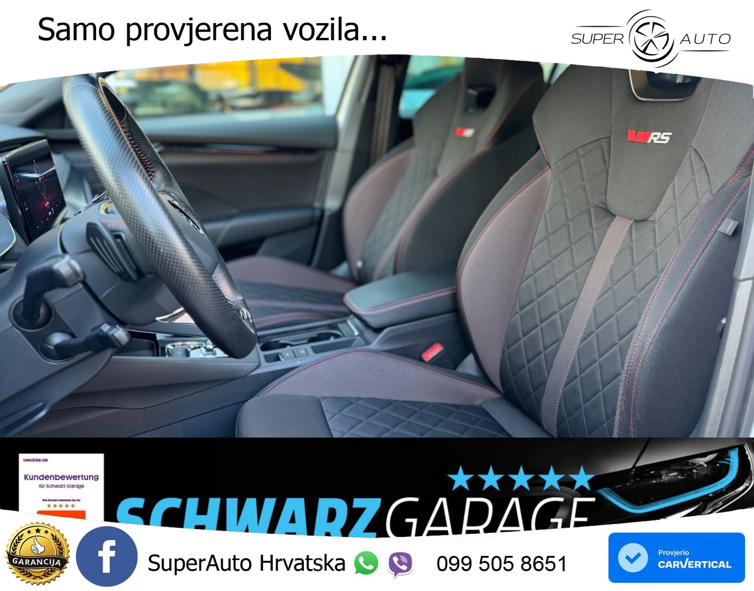 Škoda Octavia Combi RS 2.0 TDI (200 KS) DSG LED+GR SJED+ACC