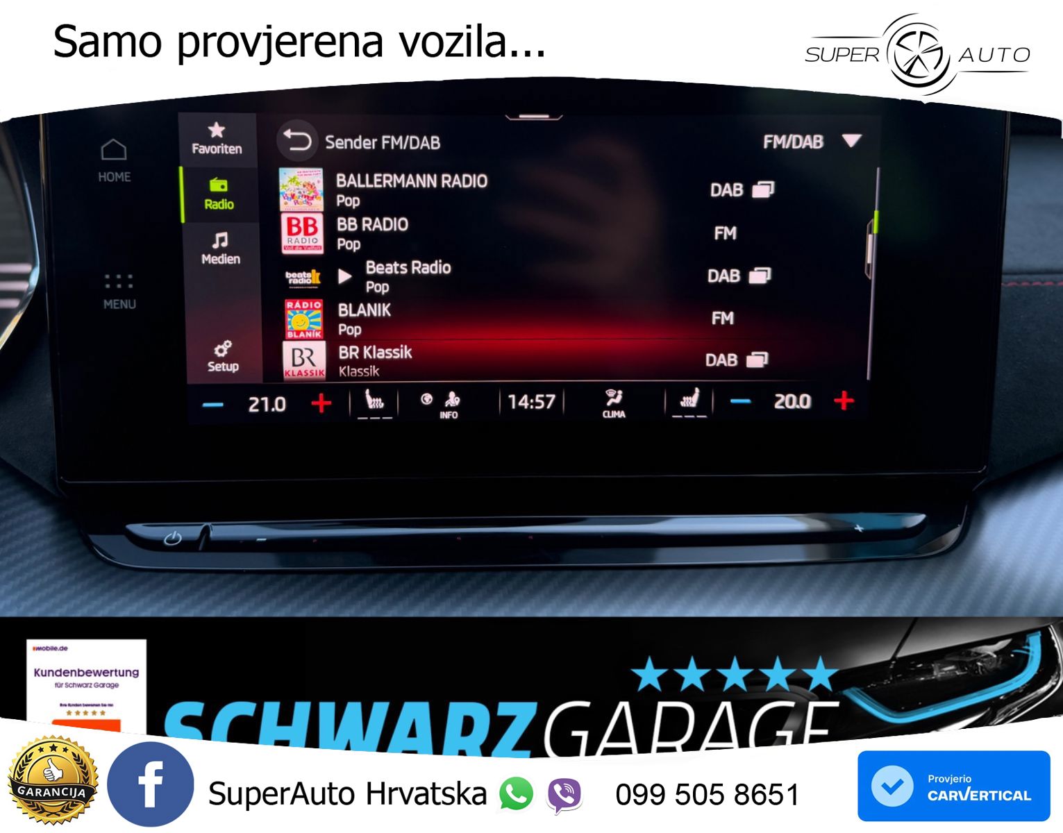 Škoda Octavia Combi RS 2.0 TDI (200 KS) DSG LED+GR SJED+ACC