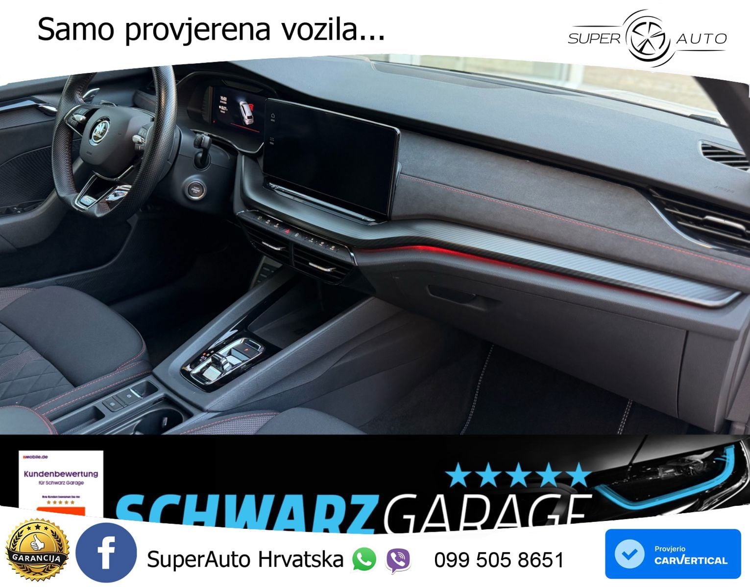 Škoda Octavia Combi RS 2.0 TDI (200 KS) DSG LED+GR SJED+ACC