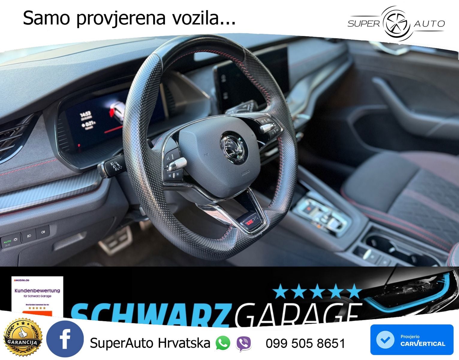 Škoda Octavia Combi RS 2.0 TDI (200 KS) DSG LED+GR SJED+ACC