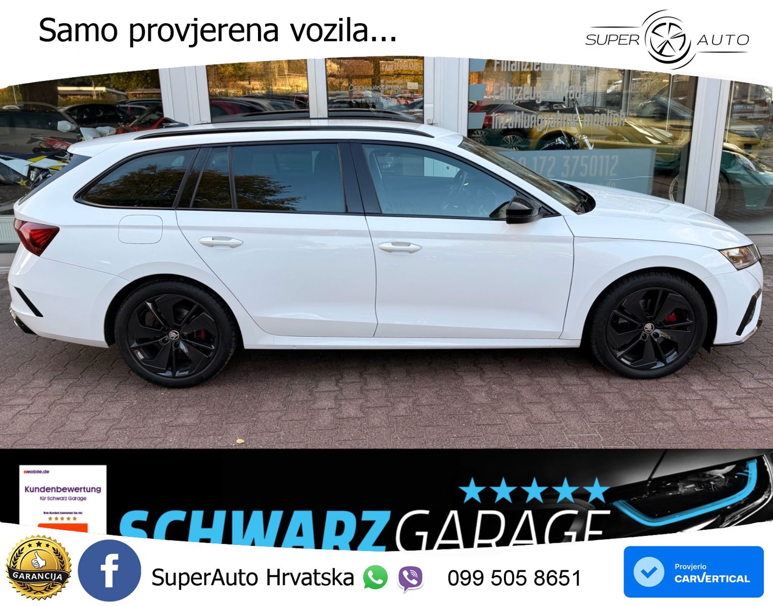 Škoda Octavia Combi RS 2.0 TDI (200 KS) DSG LED+GR SJED+ACC