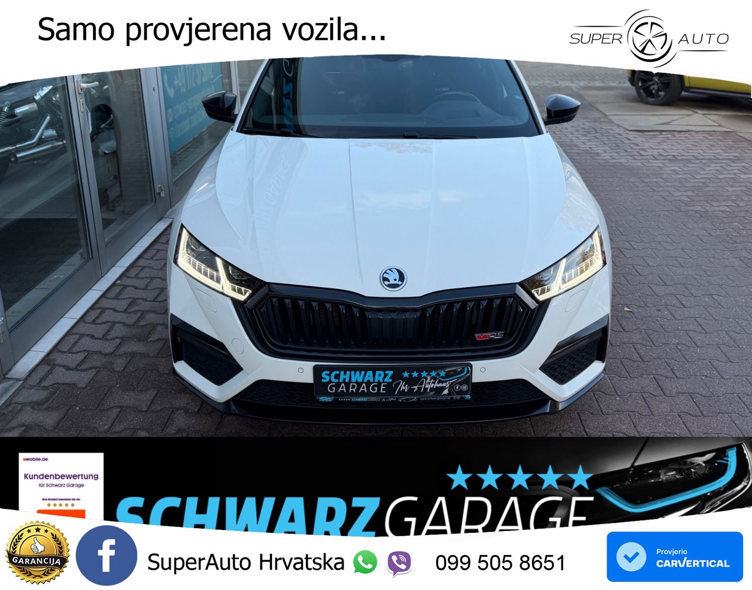 Škoda Octavia Combi RS 2.0 TDI (200 KS) DSG LED+GR SJED+ACC