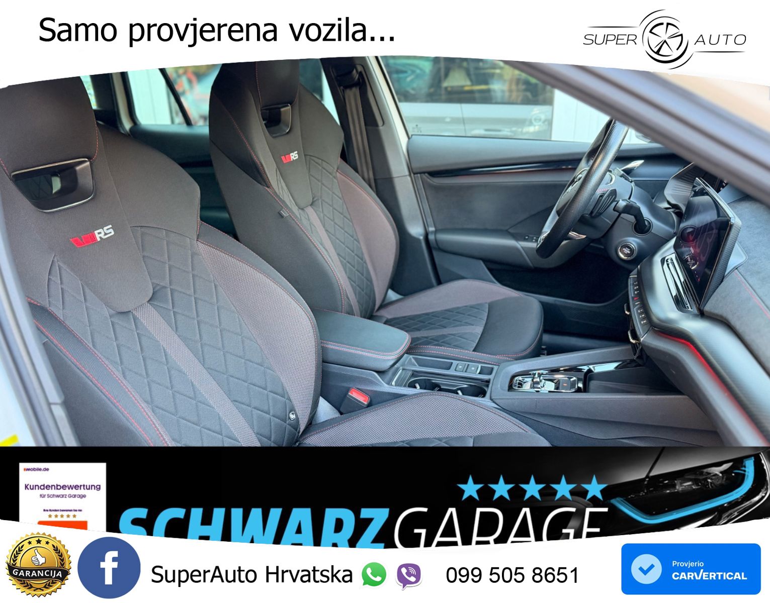 Škoda Octavia Combi RS 2.0 TDI (200 KS) DSG LED+GR SJED+ACC