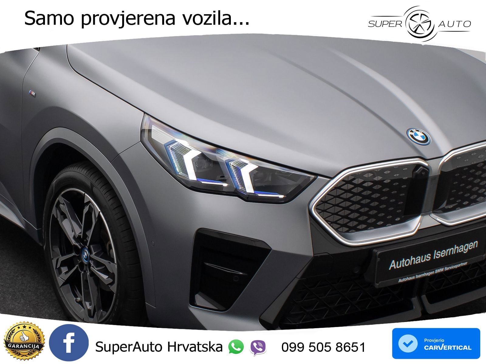 BMW iX2 66.5 kWh (204 KS) eDrive20