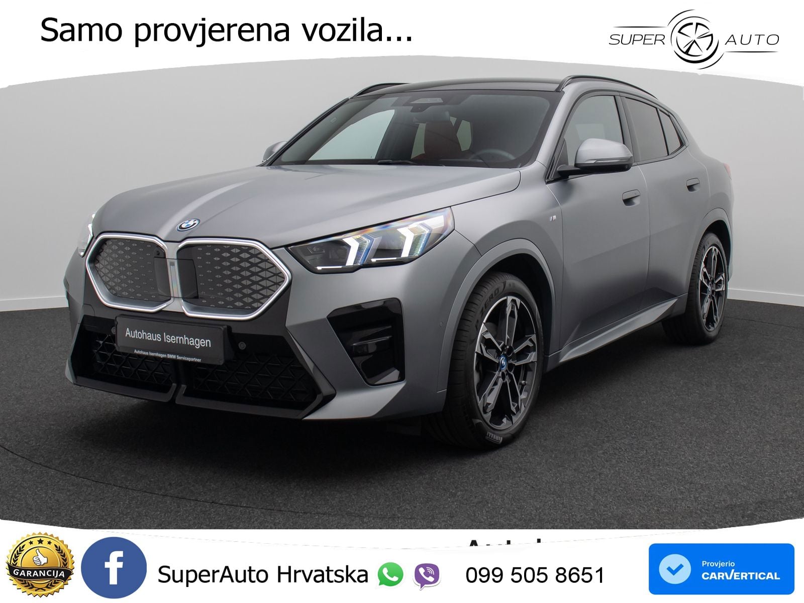 BMW iX2 66.5 kWh (204 KS) eDrive20