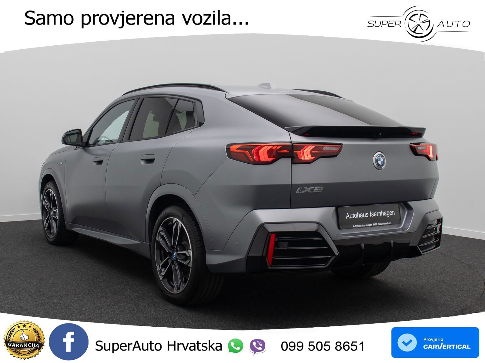 BMW iX2 66.5 kWh (204 KS) eDrive20