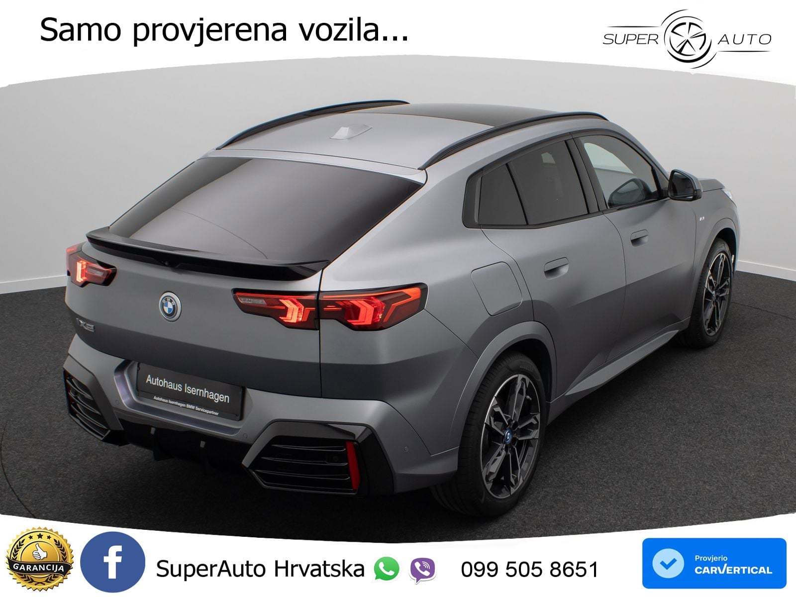 BMW iX2 66.5 kWh (204 KS) eDrive20