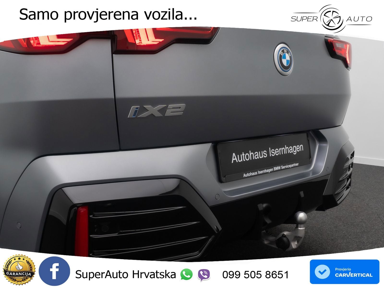 BMW iX2 66.5 kWh (204 KS) eDrive20