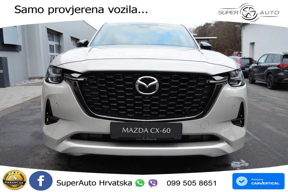Mazda CX-60 3.3 e-Skyactiv D (254 KS) AWD Automatic LED+GR SJED+ACC