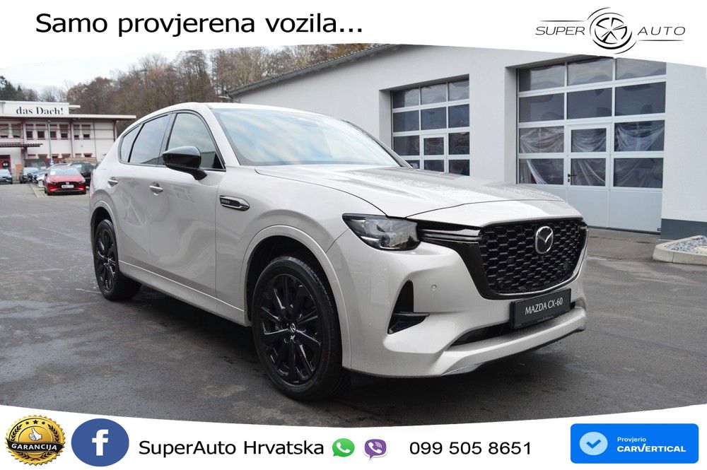 Mazda CX-60 3.3 e-Skyactiv D (254 KS) AWD Automatic LED+GR SJED+ACC