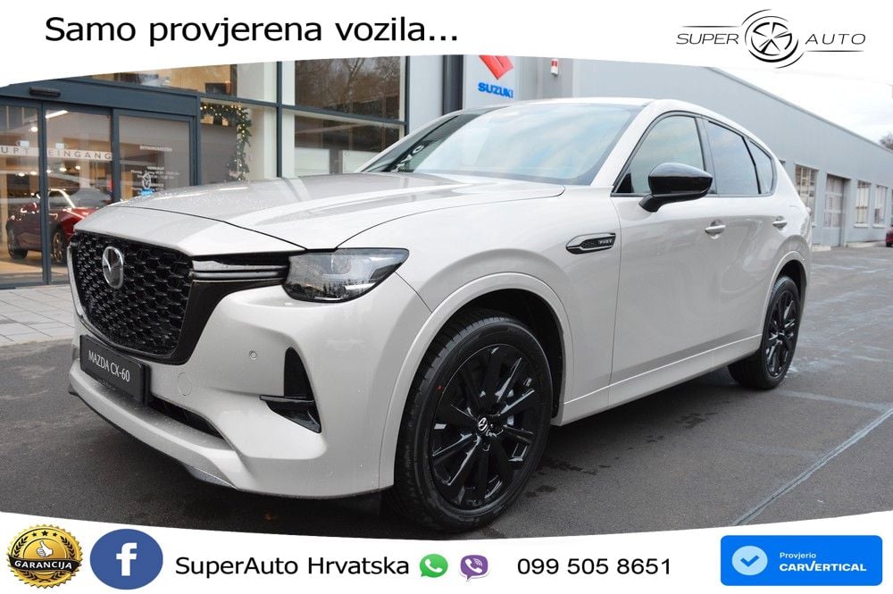 Mazda CX-60 3.3 e-Skyactiv D (254 KS) AWD Automatic LED+GR SJED+ACC