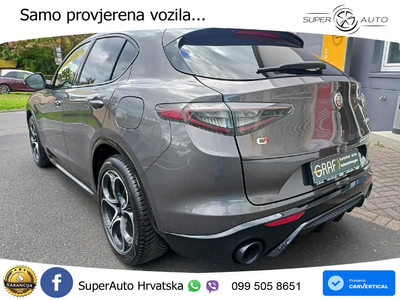 Alfa Romeo Stelvio 2.2 MultiJet II (210 KS) Q4 Automatic LED+GR SJED+ACC