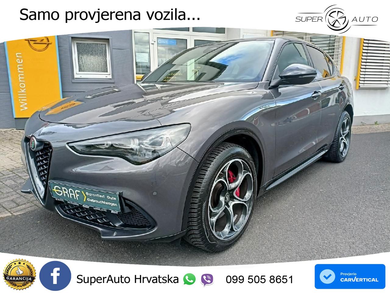 Alfa Romeo Stelvio 2.2 MultiJet II (210 KS) Q4 Automatic LED+GR SJED+ACC