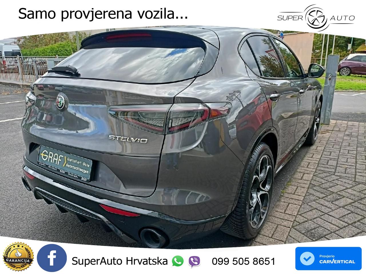 Alfa Romeo Stelvio 2.2 MultiJet II (210 KS) Q4 Automatic LED+GR SJED+ACC
