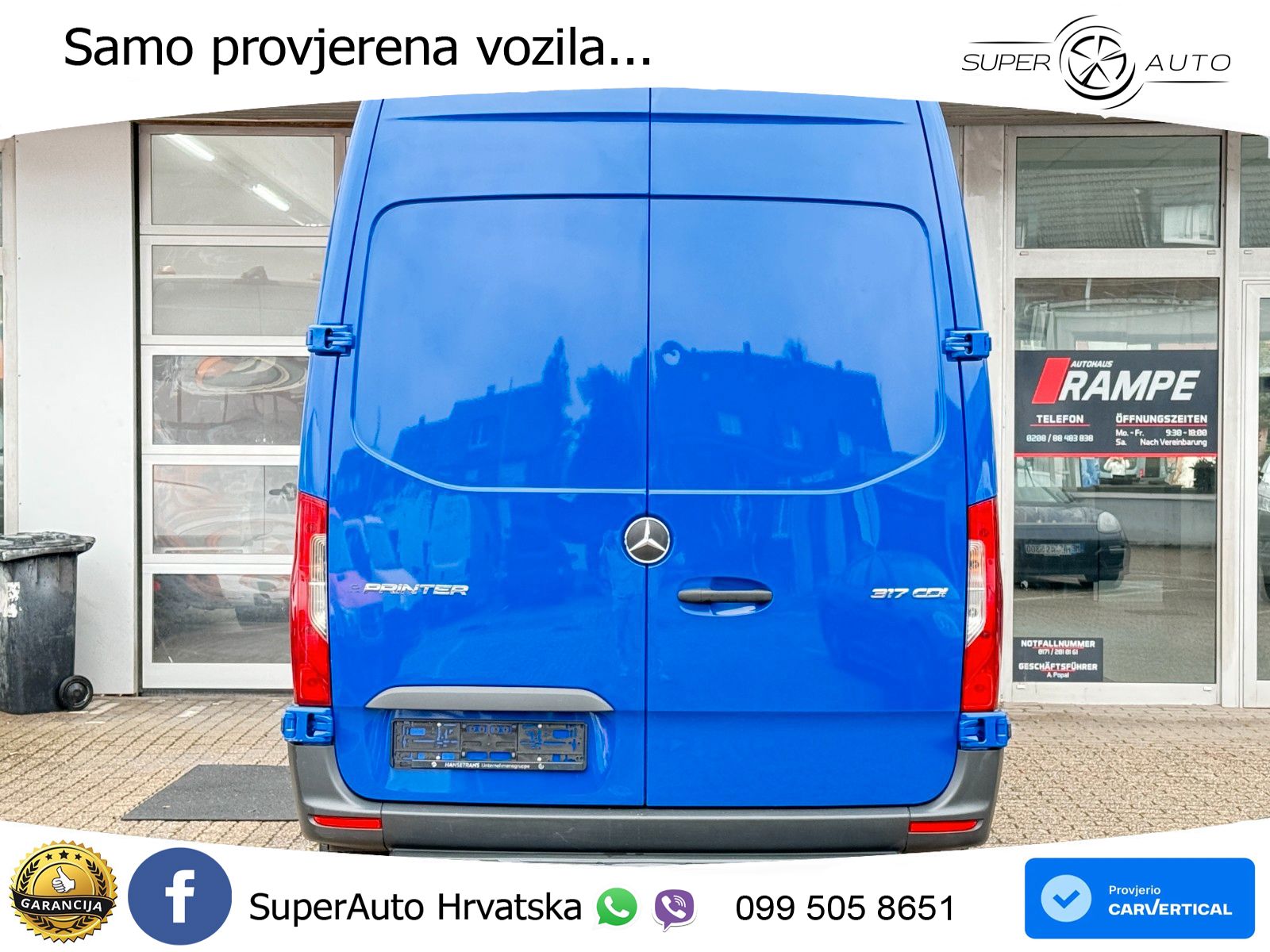 Mercedes-Benz Sprinter III 317 CDI Kasten NAVI/KAMERA/L2H2 170 KS