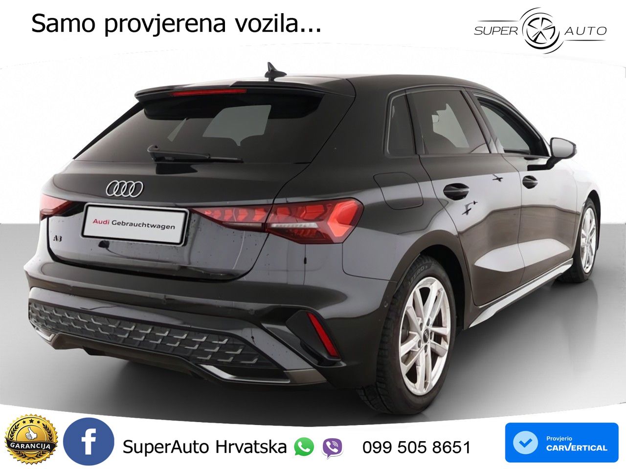 Audi A3 35 TFSI (150 KS) S tronic S line LED+GR SJED+ACC