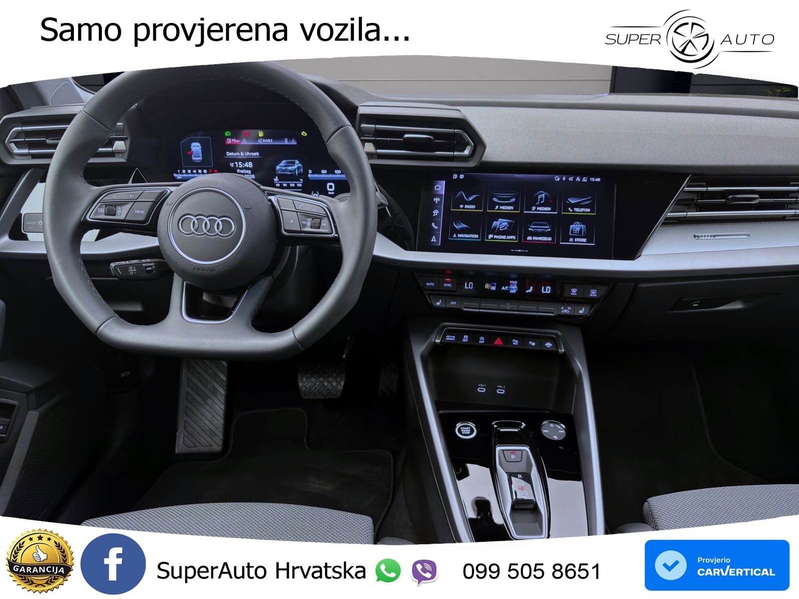 Audi A3 Limuzina 30 TFSI (116 KS) S tronic advanced LED+GR SJED+ACC