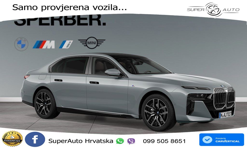 BMW 740d (299 KS) xDrive Steptronic M Sport ZRAČNI+ACC+GR SJED+KAM+PANO
