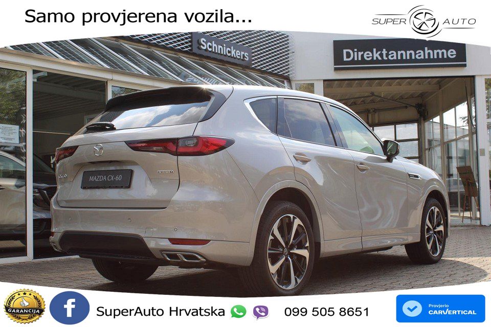 Mazda CX-60 3.3 e-Skyactiv D (200 KS) Automatic MATRIX+GR SJED+KAM