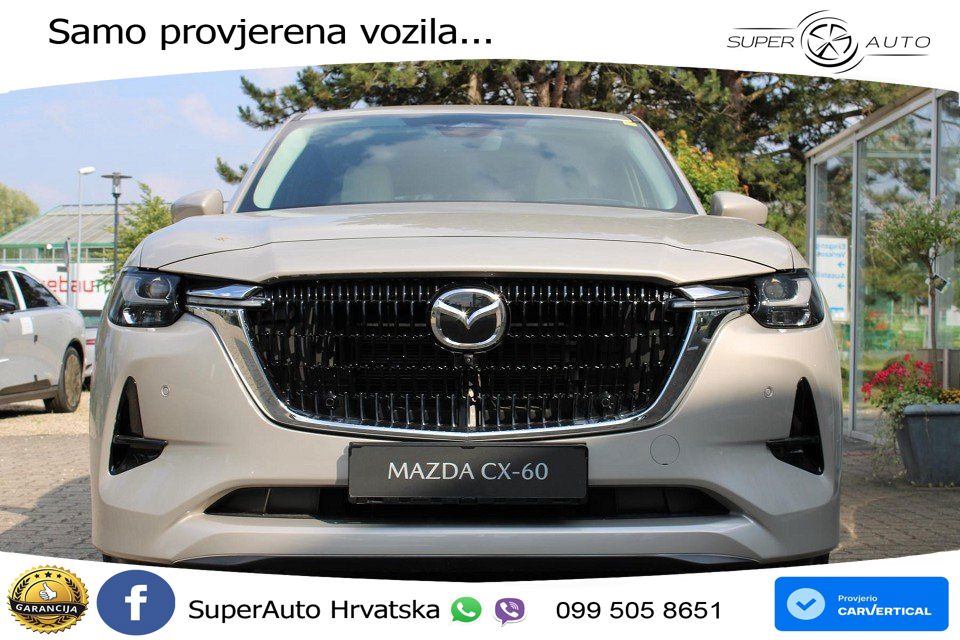 Mazda CX-60 3.3 e-Skyactiv D (200 KS) Automatic MATRIX+GR SJED+KAM