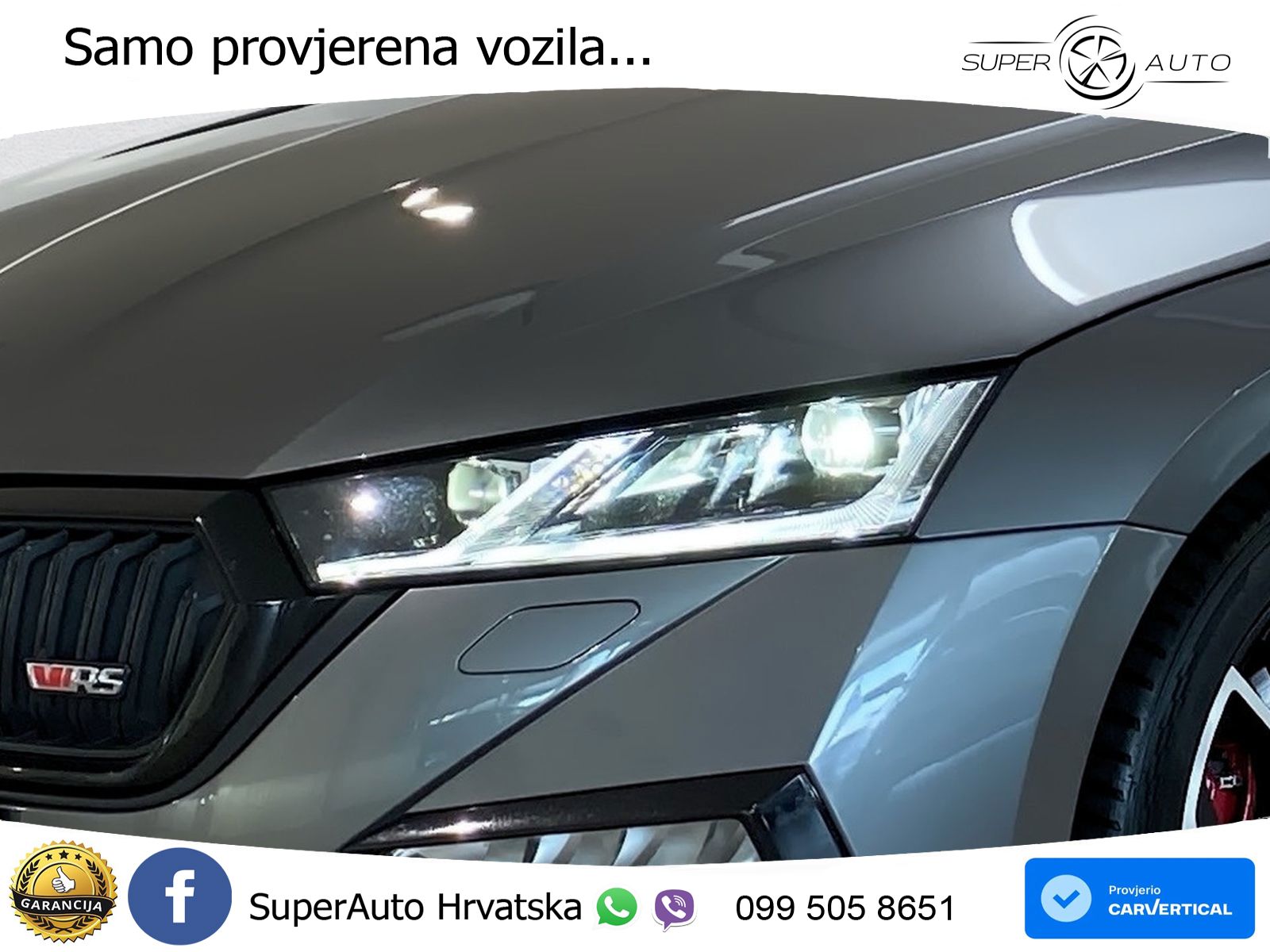 Škoda Octavia Combi RS 2.0 TDI (200 KS) DSG MATRIX+GR SJED+KAM
