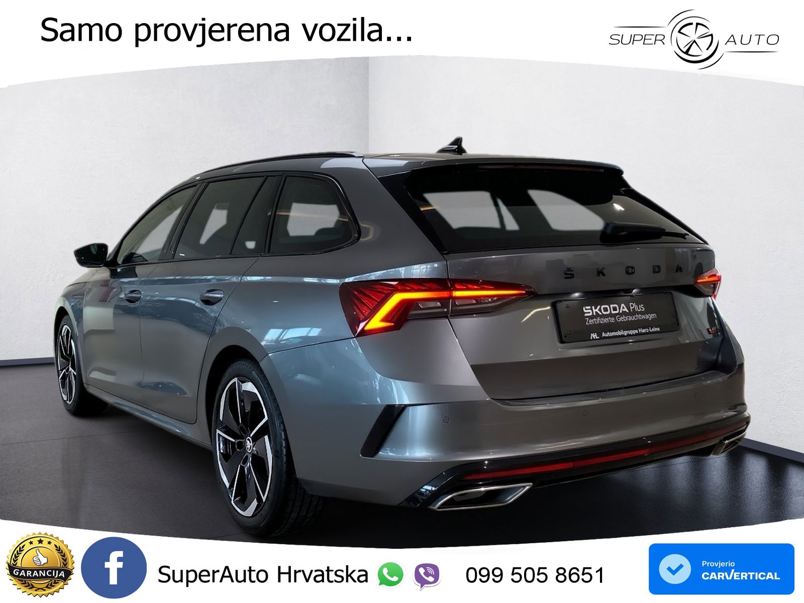 Škoda Octavia Combi RS 2.0 TDI (200 KS) DSG MATRIX+GR SJED+KAM