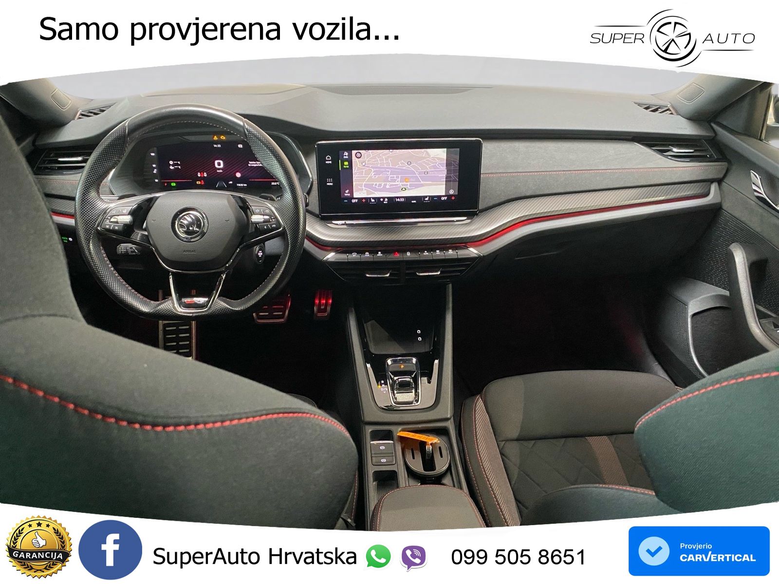 Škoda Octavia Combi RS 2.0 TDI (200 KS) DSG MATRIX+GR SJED+KAM