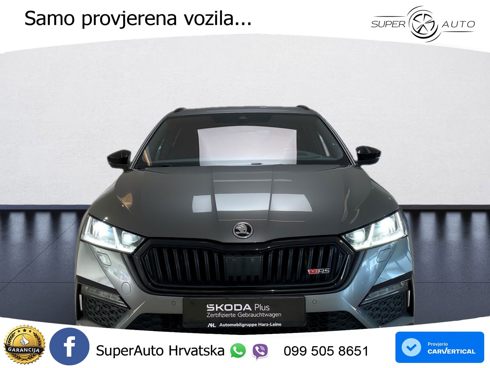Škoda Octavia Combi RS 2.0 TDI (200 KS) DSG MATRIX+GR SJED+KAM