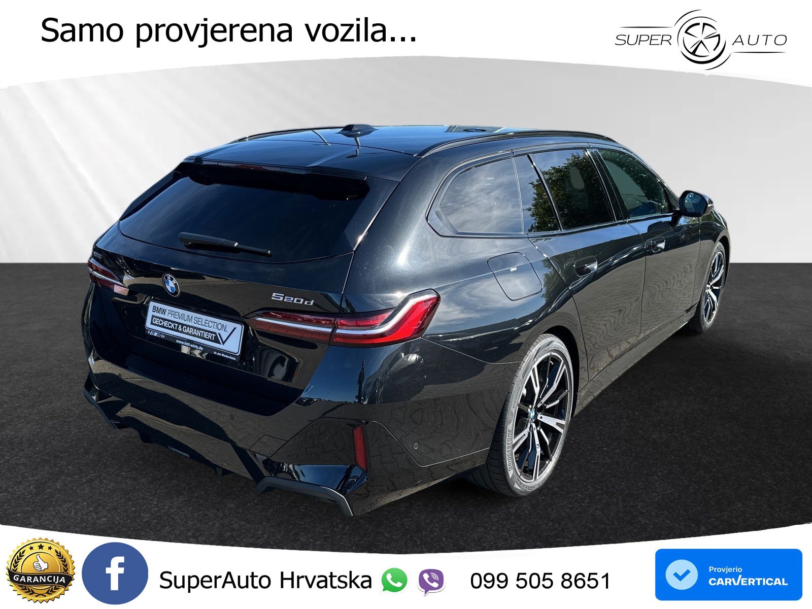 BMW 520d Touring (197 KS) xDrive Steptronic M Sport LED+GR SJED+ACC
