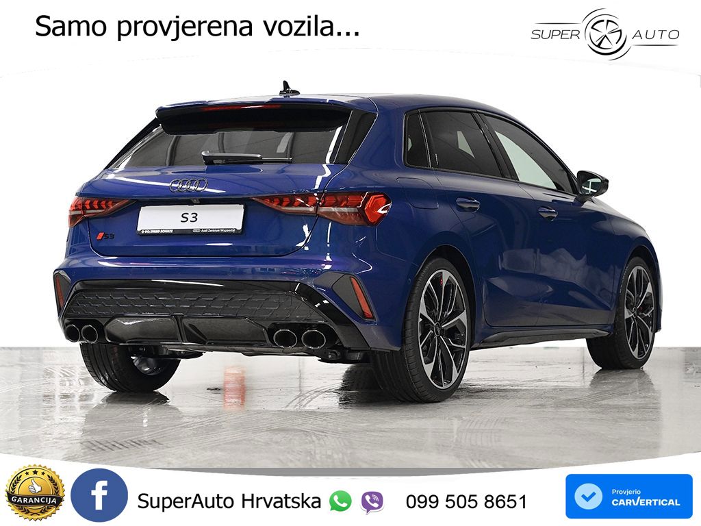 Audi S3 2.0 TFSI (333 KS) quattro S tronic MATRIX+GR SJED+KAM