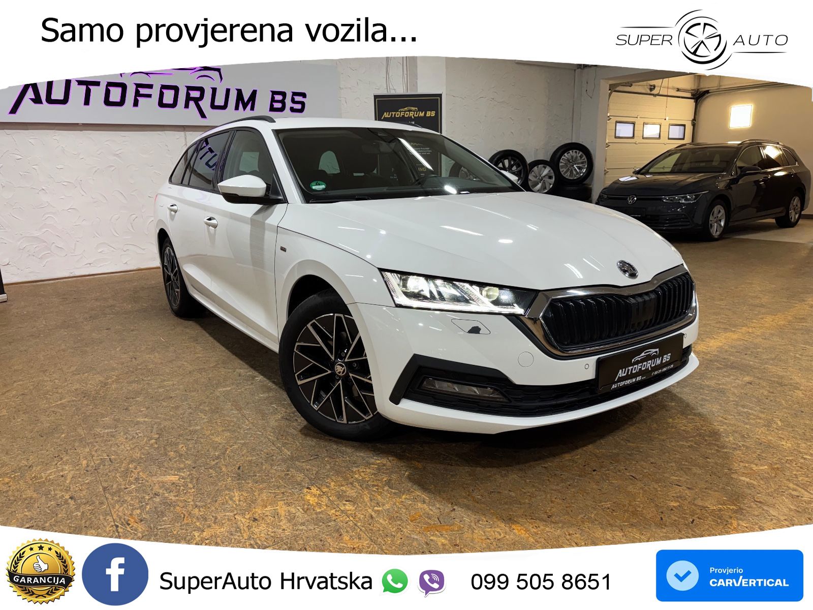 Škoda Octavia Combi 2.0 TDI (150 KS) DSG LED+GR SJED+ACC