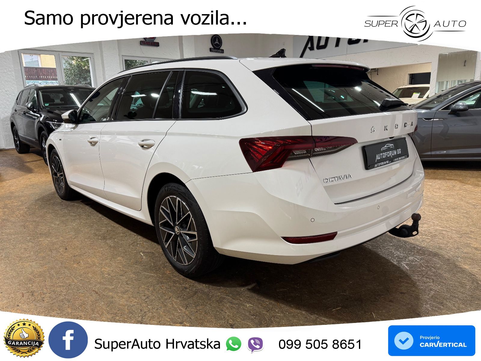 Škoda Octavia Combi 2.0 TDI (150 KS) DSG LED+GR SJED+ACC