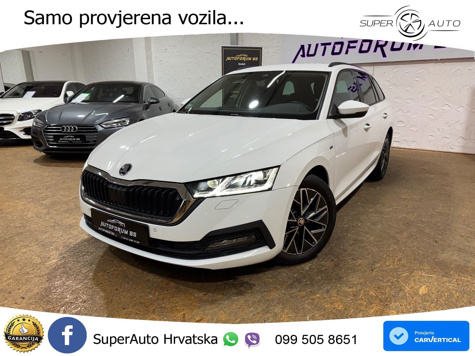 Škoda Octavia Combi 2.0 TDI (150 KS) DSG LED+GR SJED+ACC