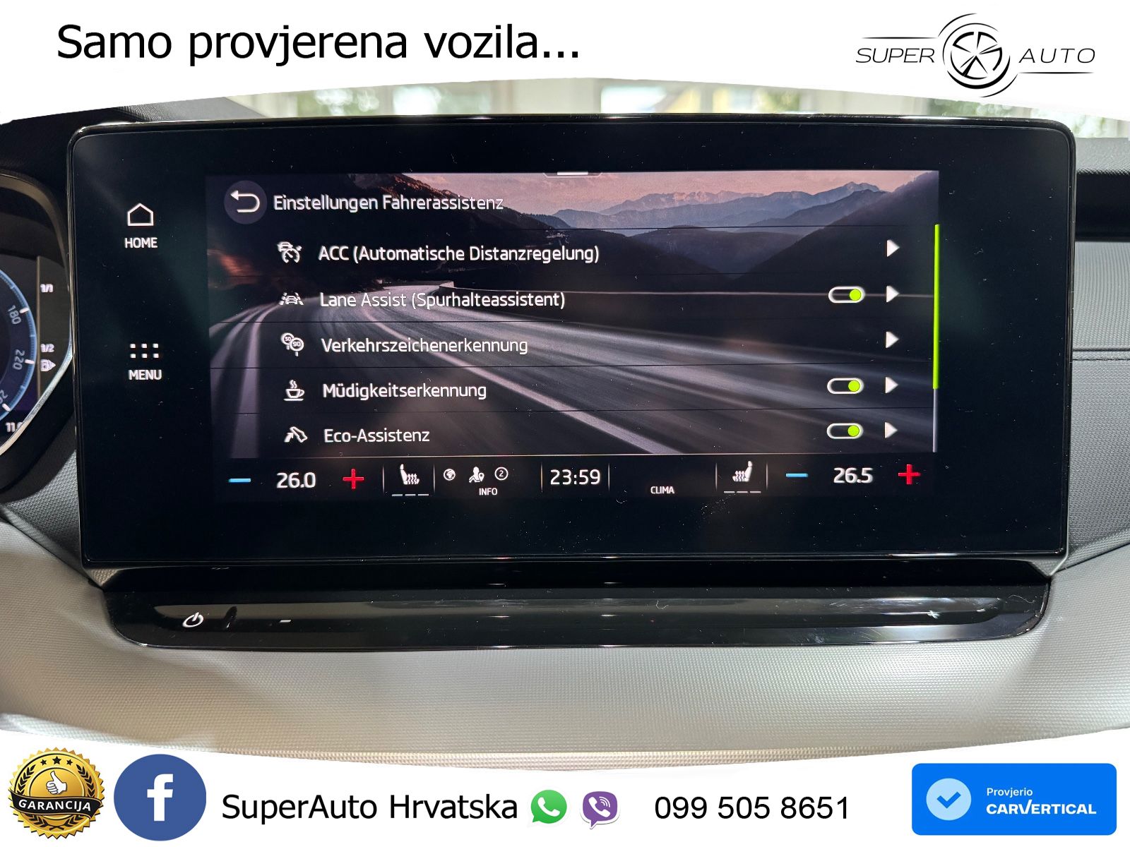 Škoda Octavia Combi 2.0 TDI (150 KS) DSG LED+GR SJED+ACC