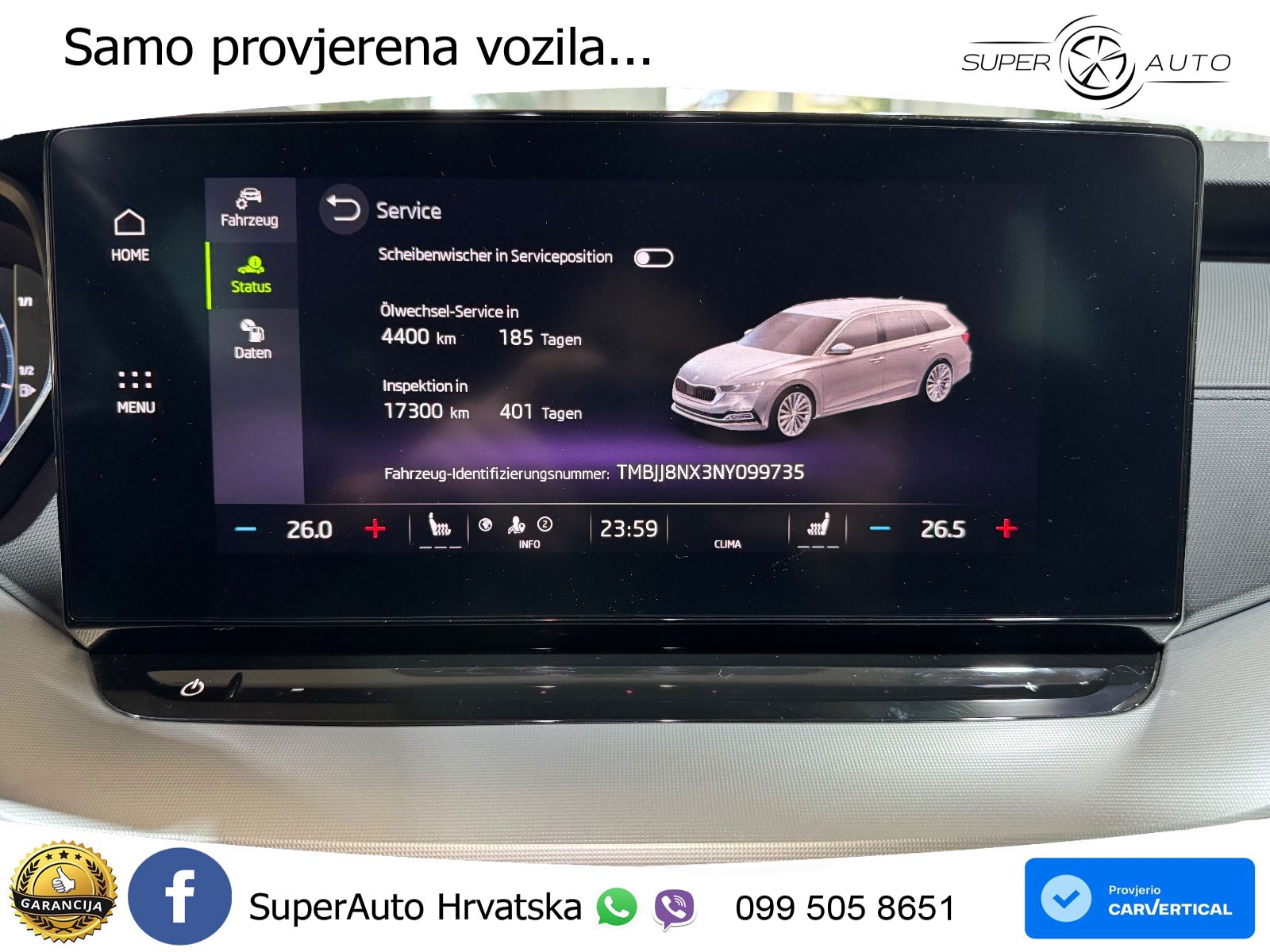 Škoda Octavia Combi 2.0 TDI (150 KS) DSG LED+GR SJED+ACC