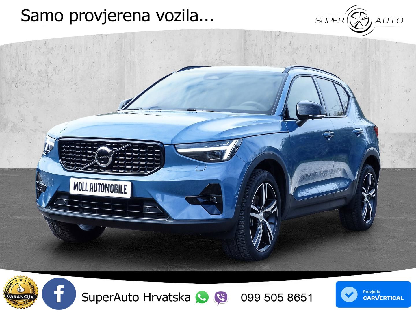 Volvo XC40 2.0 B4 AWD 197 KS Automatic ACC+GR SJED+360+PANO