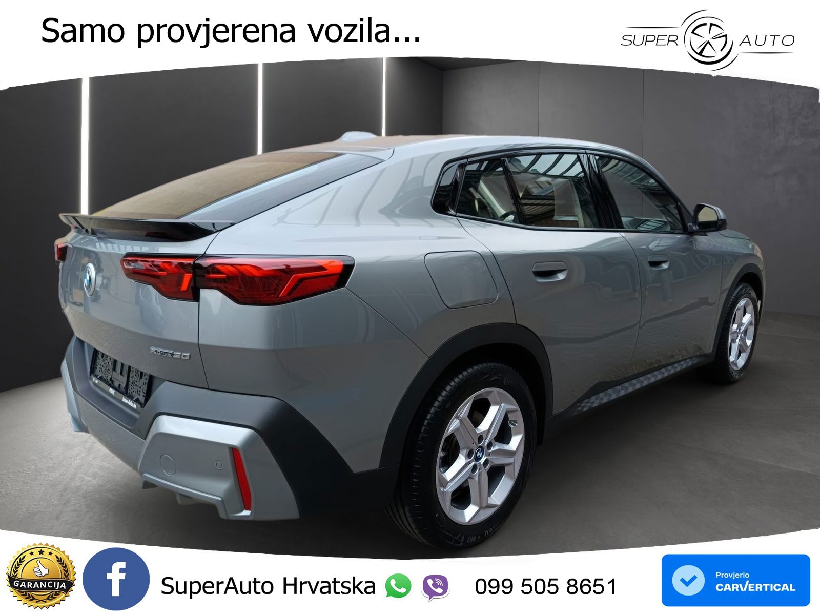BMW iX2 66.5 kWh (313 KS) xDrive30