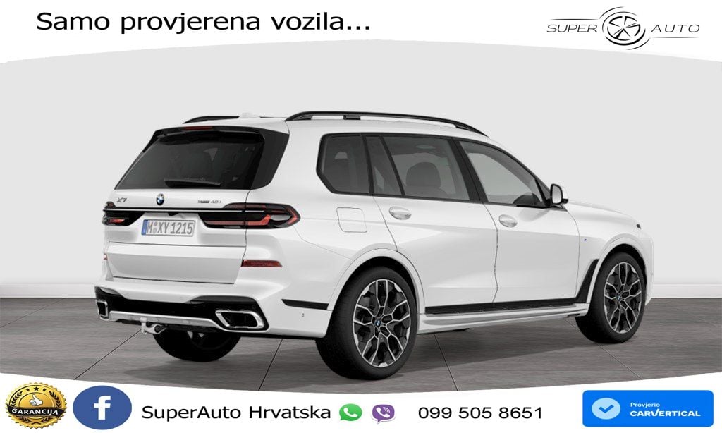 BMW X7 40i (381 KS) xDrive Steptronic M Sport ZRAČNI+ACC+GR SJED+KAM+PANO